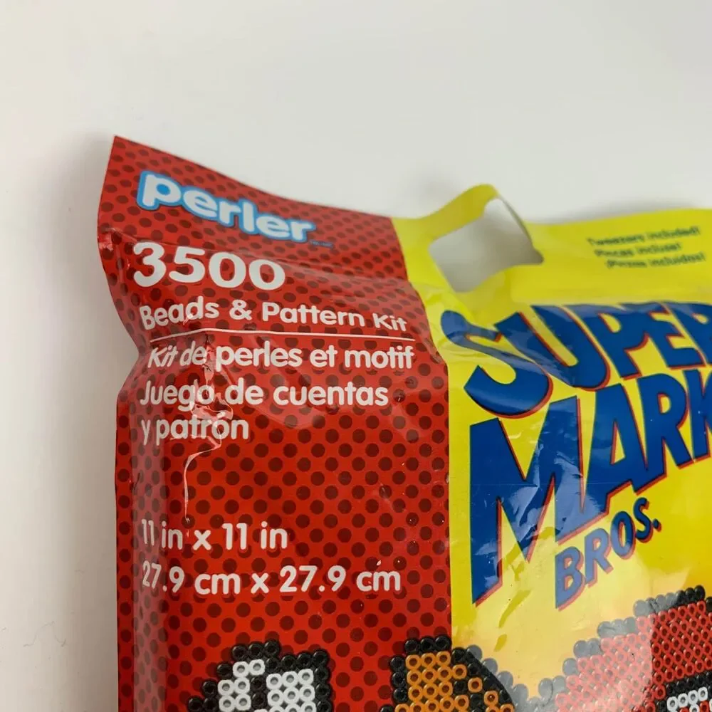 New Sealed Perler Super Mario Bros. 3 3500 beads and pattern kit